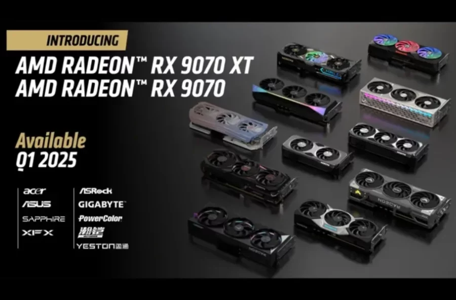  AMD سری جدید کارت‌های گرافیک رادئون RX 9070 را در نمایشگاه CES به نمایش گذاشت