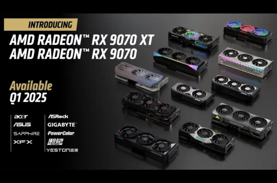  AMD سری جدید کارت‌های گرافیک رادئون RX 9070 را در نمایشگاه CES به نمایش گذاشت