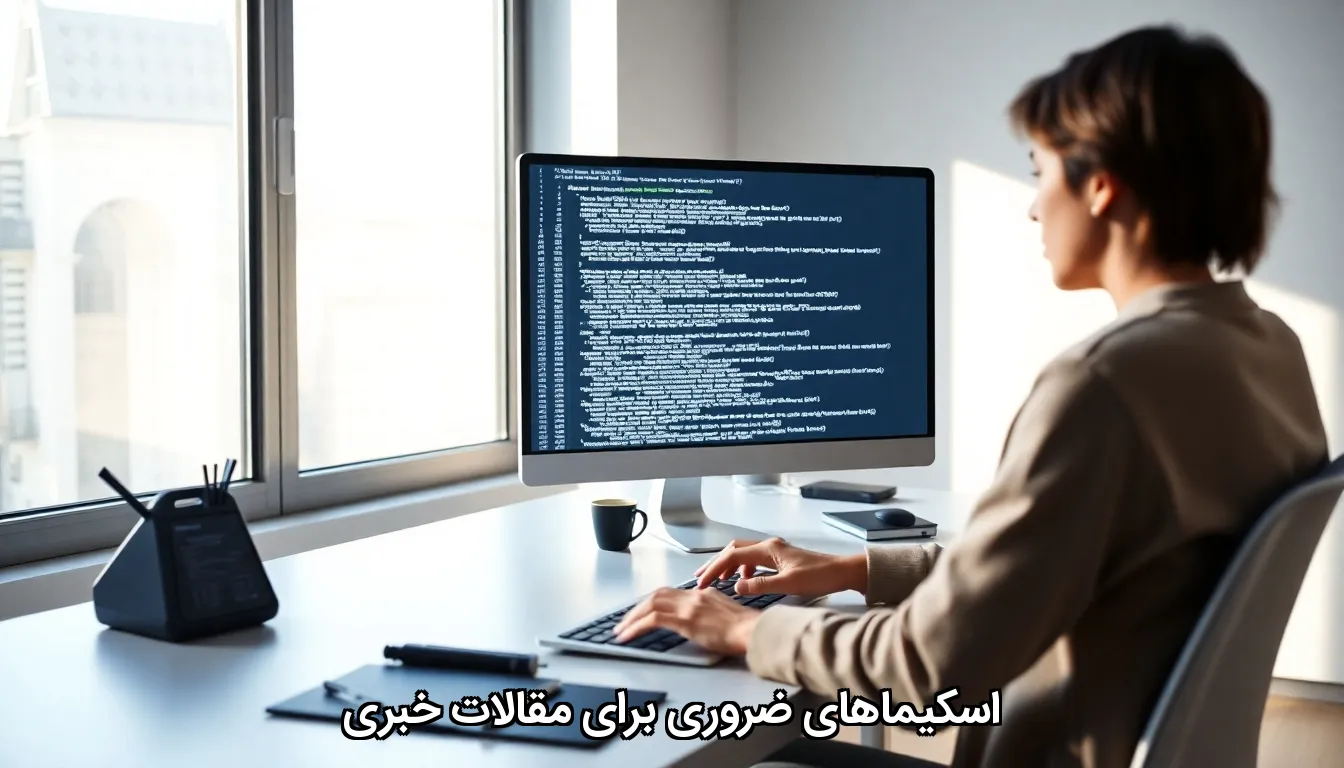 اسکیماهای ضروری برای مقالات خبری