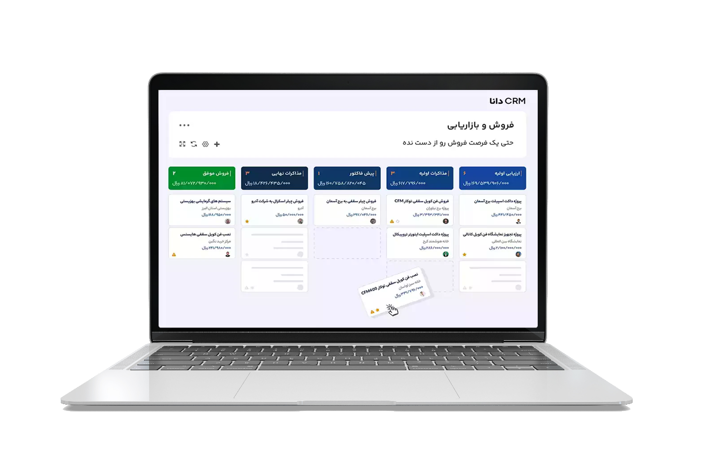 راز مدیریت حرفهای مشتریان در شرکتهای پیشرو نرم افزار CRM دانا