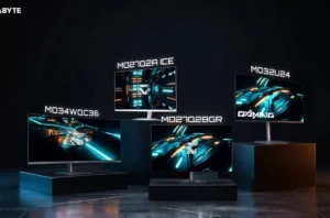 گیگابایت چهار مانیتور OLED جدید معرفی کرد؛ با فناوری HyperNits برای افزایش روشنایی