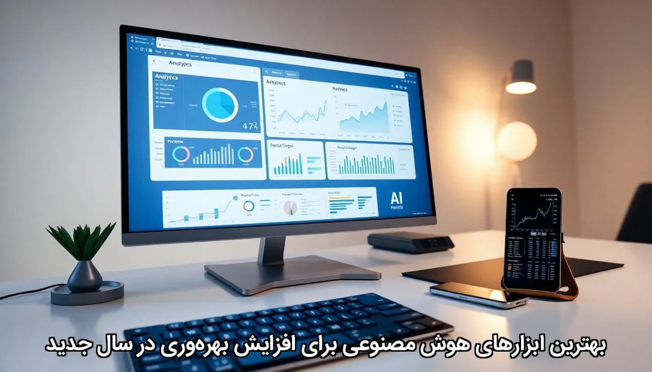 بهترین ابزارهای هوش مصنوعی برای افزایش بهره‌وری در سال جدید