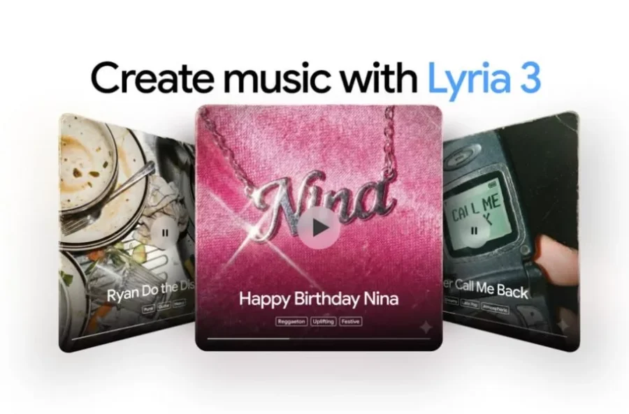جمینای وارد دنیای موسیقی شد؛ تولید آهنگ‌های ۳۰ ثانیه‌ای با مدل جدید Lyria 3 [تماشا کنید]