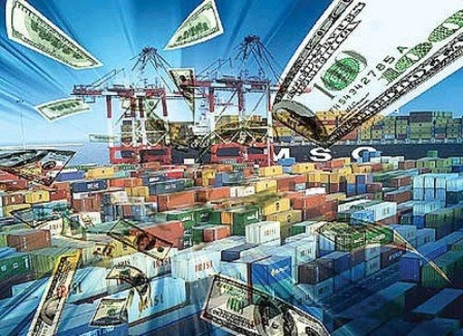 ارزش تجارت خارجی کشور کاهش یافت