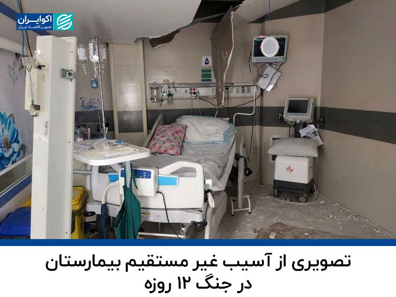 ضرورت معماری ساختمان های اداری و دولتی از منظر پدافند غیر عامل تصویری از آسیب غیر مستقیم بیمارستان copy (1)