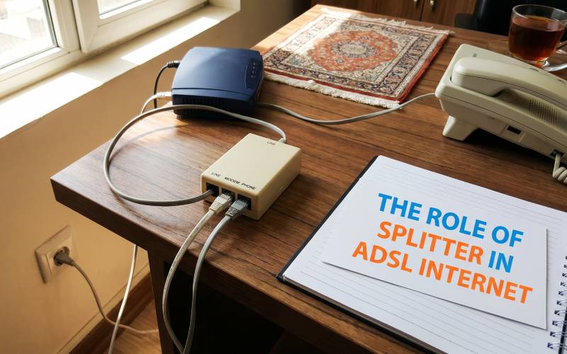 اینترنت پرسرعت ADSL چیست؟ بررسی کامل مزایا، معایب و روشهای افزایش سرعت استفاده از اسپلیتر (Splitter) باکیفیت برای افزایش سرعت اینترنت adsl