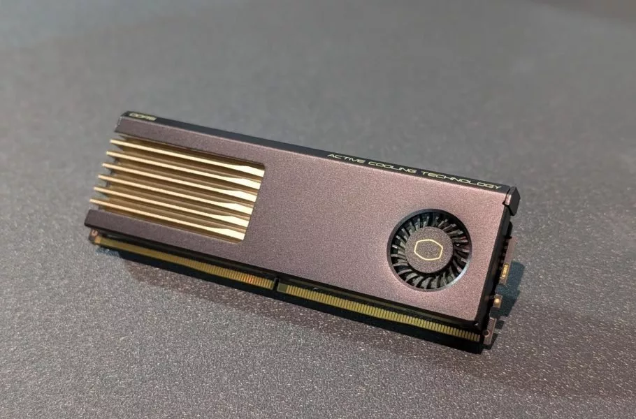 همکاری کولر مستر و جی‌اسکیل: معرفی رم‌های DDR5 مجهز به فن MasterDIMM AC