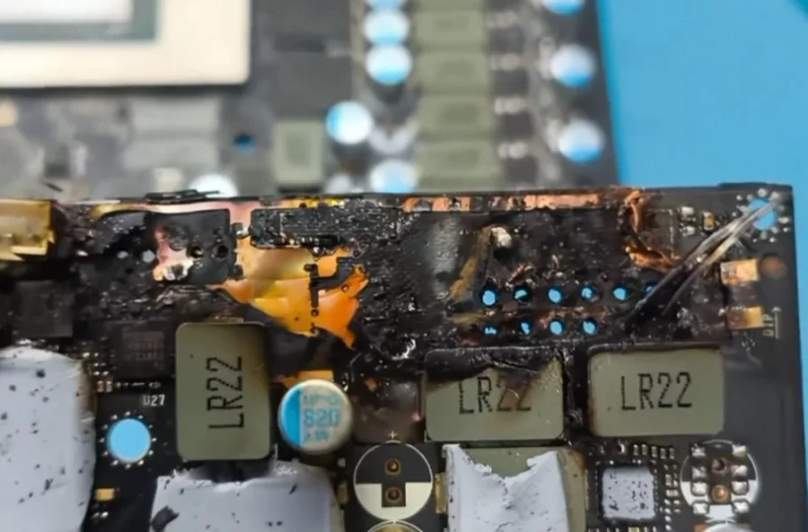 فاجعه‌ای دیگر برای انویدیا: انفجار کانکتور ۱۶ پین RTX 5090 و نابودی پردازنده و حافظه!