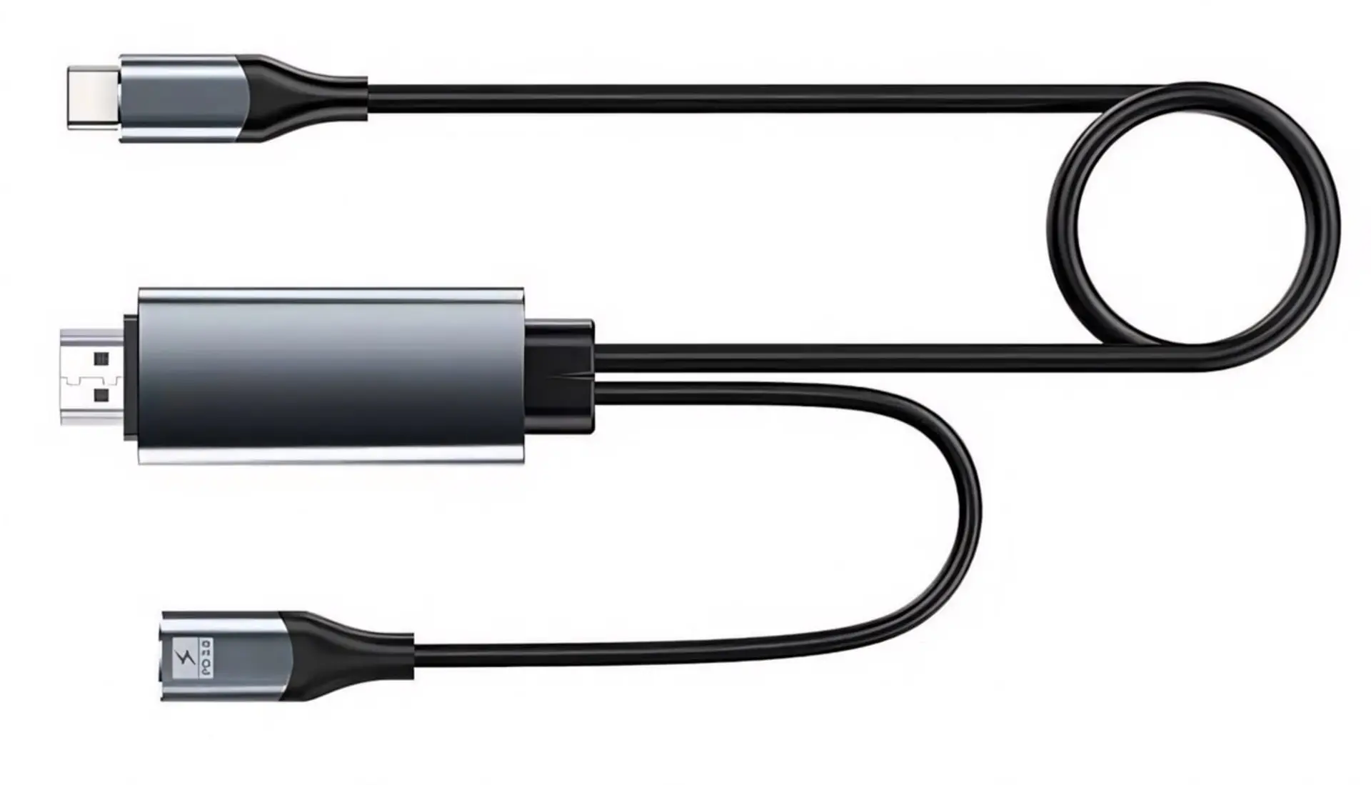 کابل تبدیل تایپ سی (USB-C) به رابط اچ‌دی‌ام‌آی (HDMI) برای انتقال تصویر