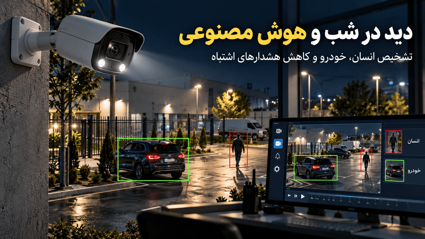 راهنمای جامع انتخاب و خرید دوربین مداربسته؛ بررسی انواع دوربین مداربسته و برندهای مطرح دید در شب دوربین مداربسته