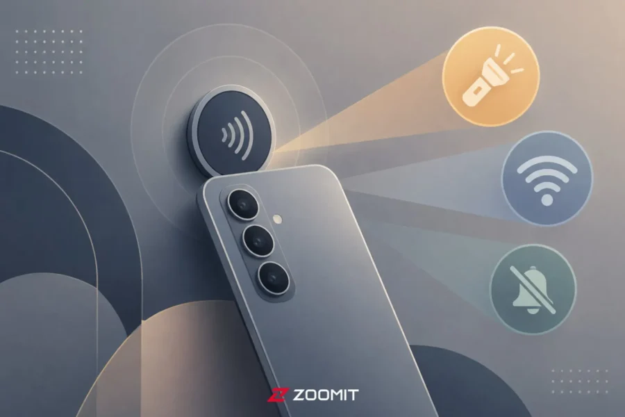 آموزش خودکارسازی کارها روی گوشی سامسونگ با تگ NFC