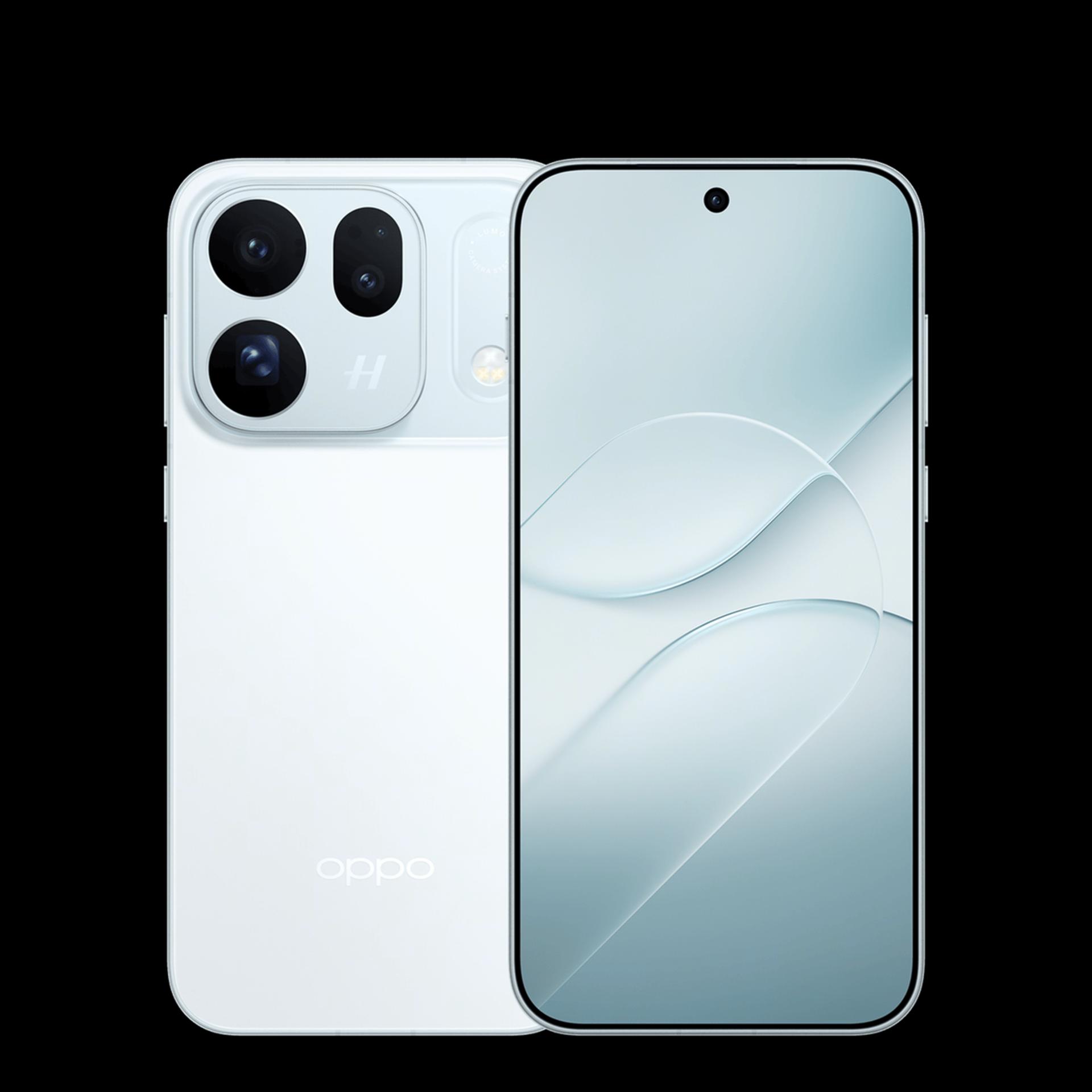 گوشی هوشمند اوپو (Oppo) Find X10 با رنگ آبی یخی و دوربین سه‌گانه