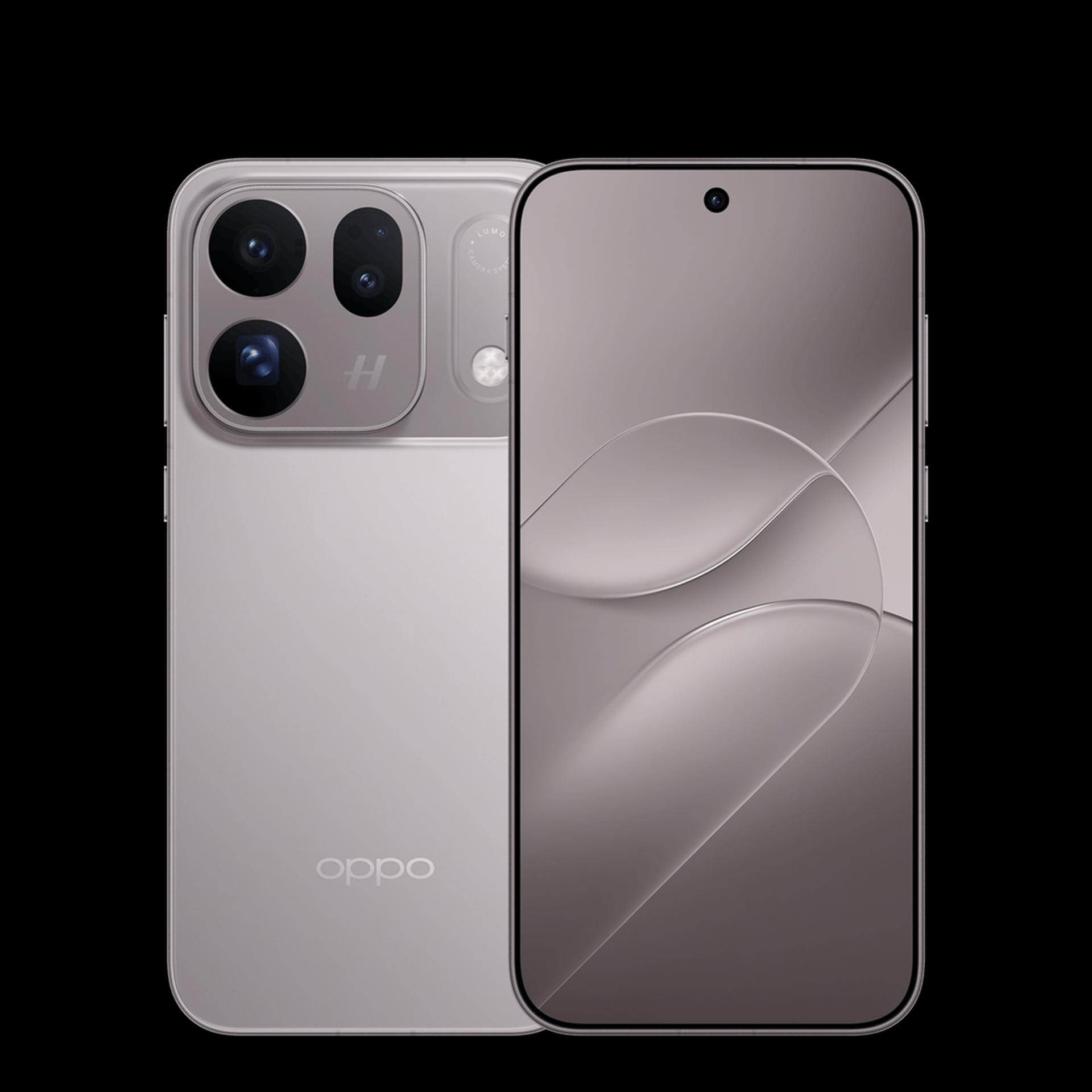 گوشی اوپو Find X10 (Oppo Find X10) با رنگ تیتانیوم روشن و دوربین‌های سه‌گانه