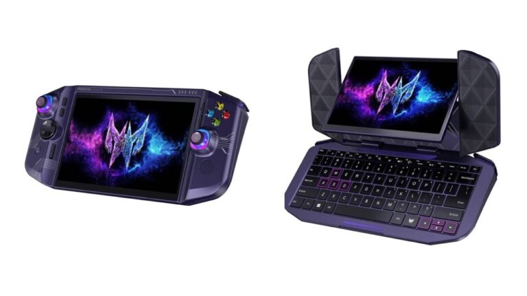 ایسر از کامپیوتر گیمینگ قابل حمل DualPlay Mini رونمایی کرد؛ ترکیب کنسول دستی و لپ‌تاپ