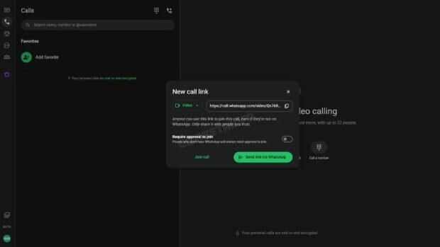 قابلیت جدید واتساپ معرفی شد / امکان تماس صوتی و تصویری بدون نیاز به حساب کاربری قابلیت جدید واتساپ معرفی شد / امکان تماس صوتی و تصویری بدون نیاز به حساب کاربری
